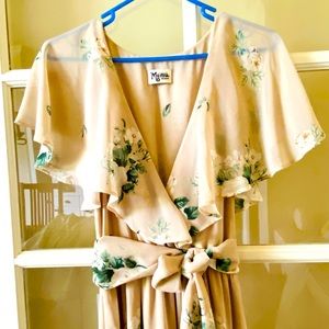 Show Me Your Mumu Maxi wrap dress